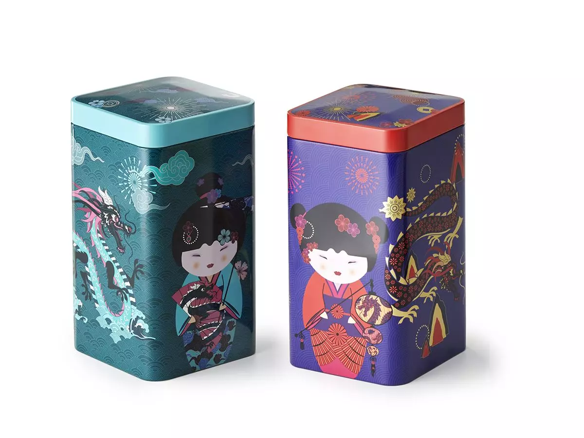 "Sweet little geisha" Grønn boks