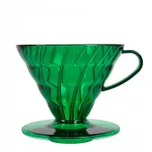 V60 Håndbrygger grønn, 02 Plast Hario