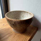 KARANI STUDIO Skål - medium brunspraglede