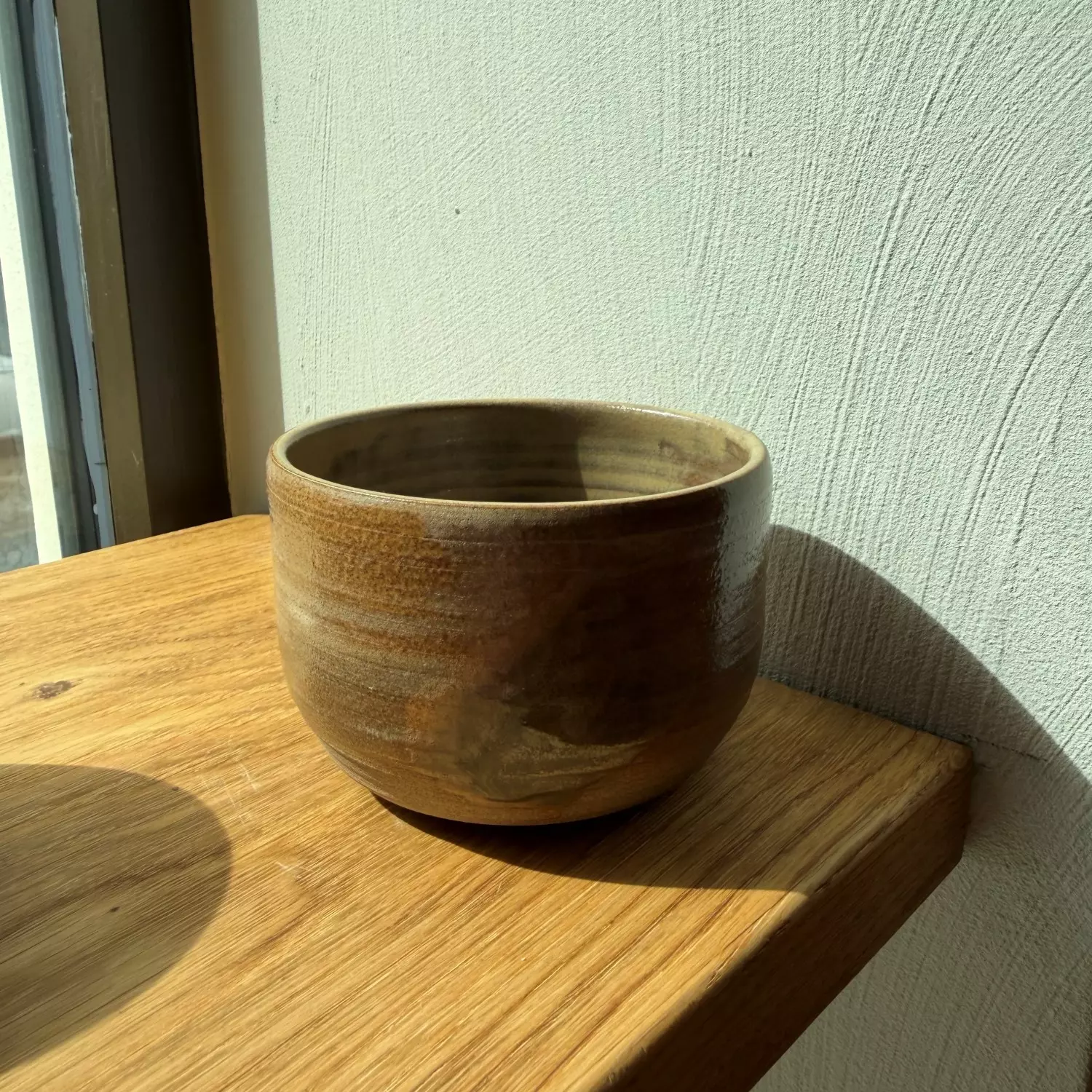 KARANI STUDIO Skål - medium lysbrun, glasert