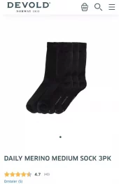 Devold Daily sokk 3-pack