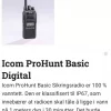 ICOM PROHUNT BASIC DIGITAL JAKTPAKE SVART