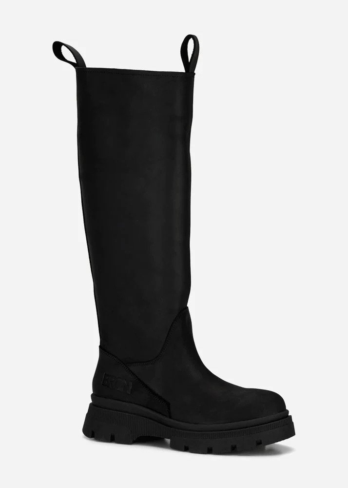 BRGN- Hight leather boots