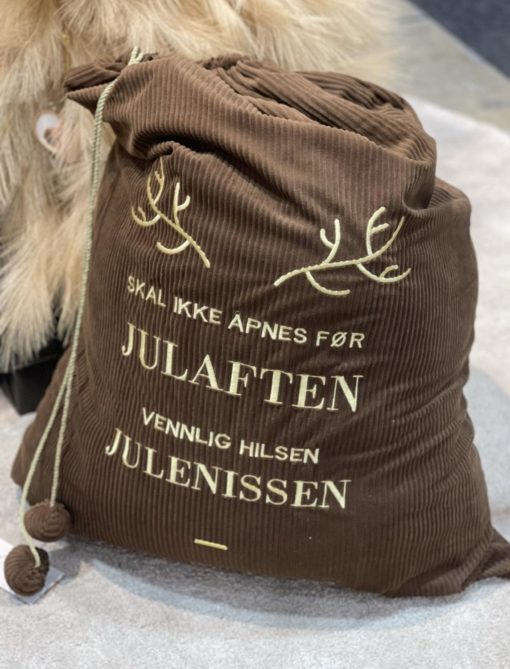 Picture it - Julesekk "skal ikke åpnes før julaften vennelig hilsen Julenissen"