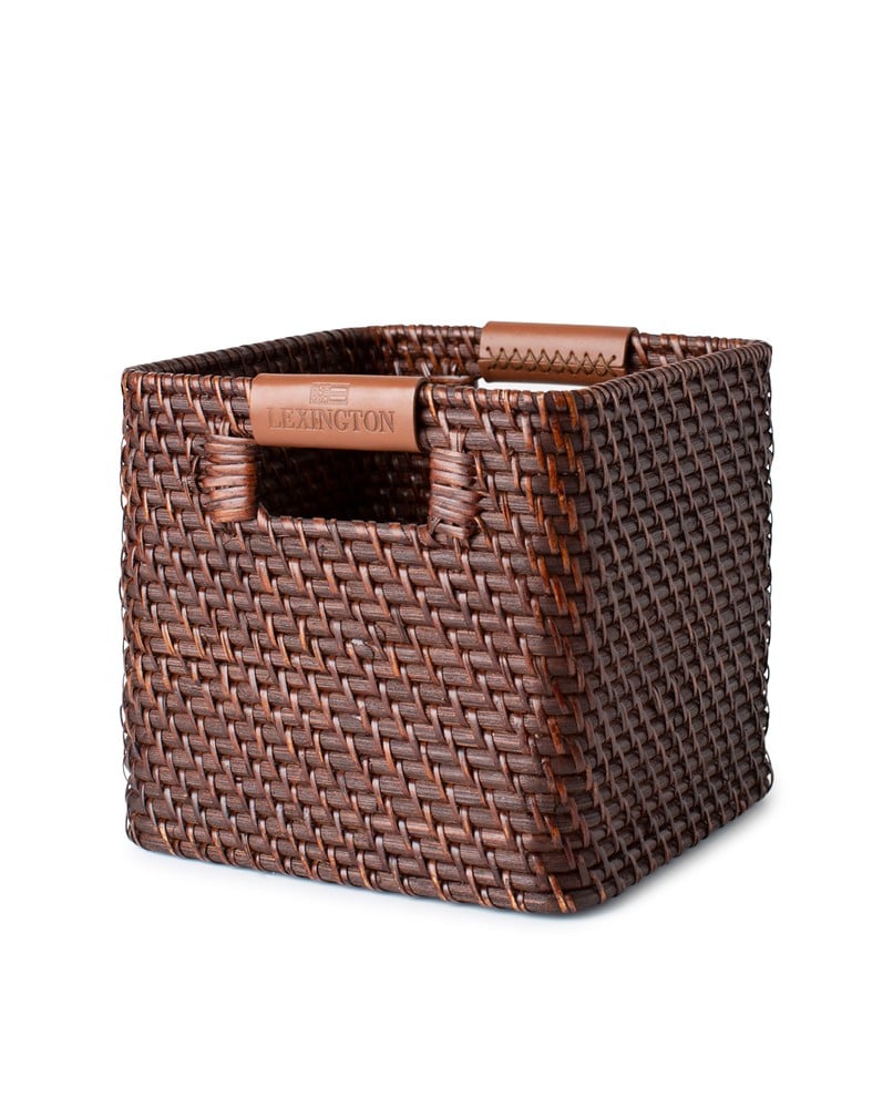 Lexington- Basket with leather detail