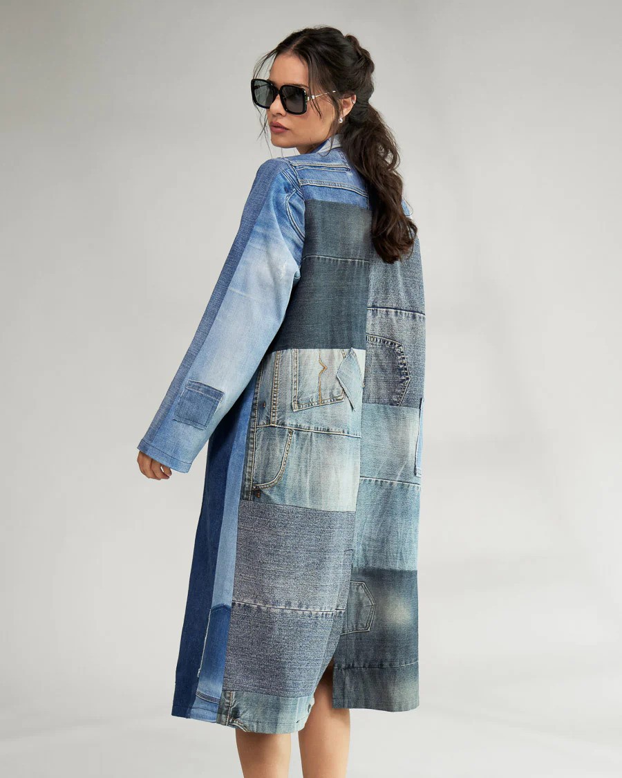 Tif Tiffy - Kimberly upcycled denim coat