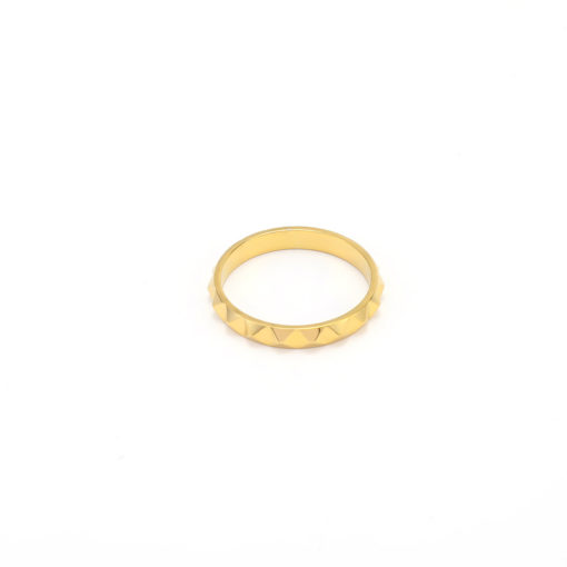 Vide - Dainty Ring Spike Stainless Steel - Gold