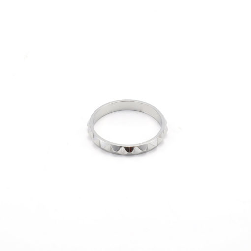 Vide - Dainty Ring Spike Stainless Steel - Silver