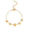 Fay - Flower Chain Bracelet Stainless Steel - Gold