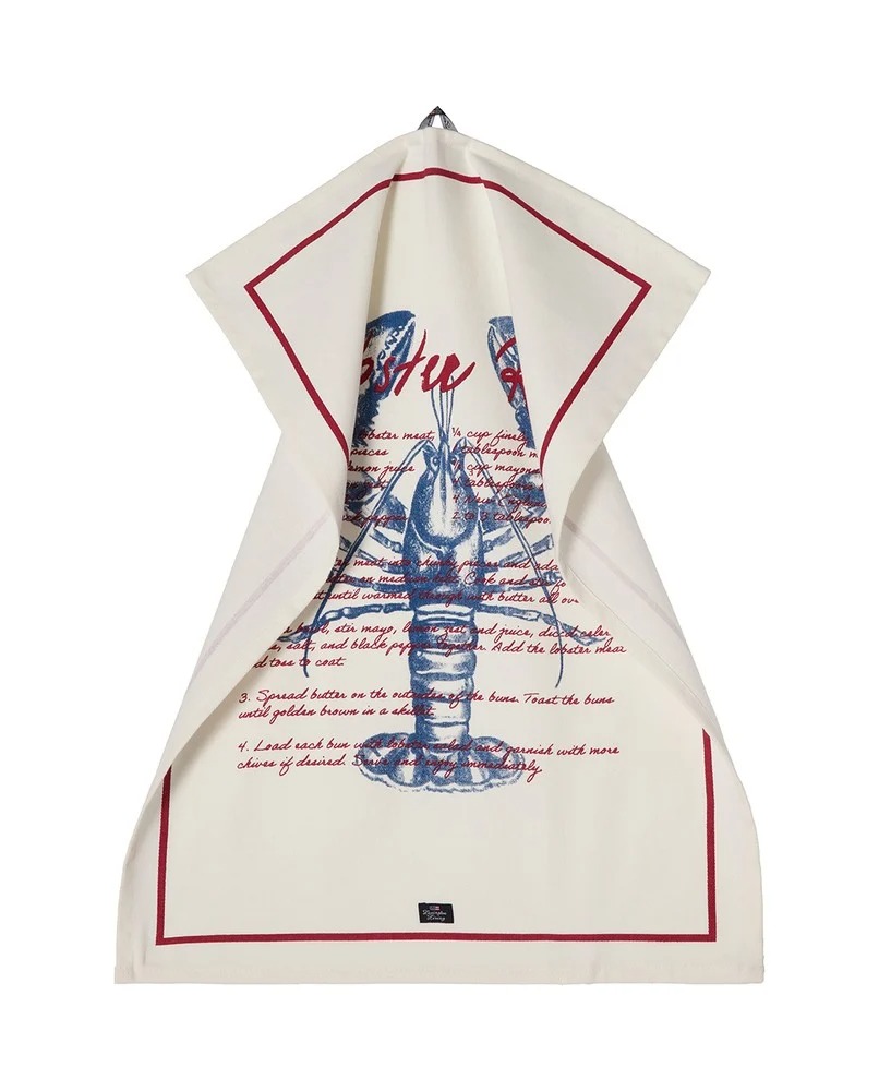 Lexington - Lobster Roll Org Cotton Twill Kitchen towel