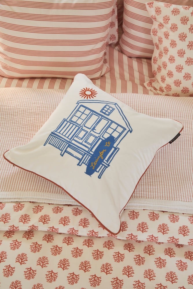 Lexington - Beach House Organic Cotton Twill Pillow Cover