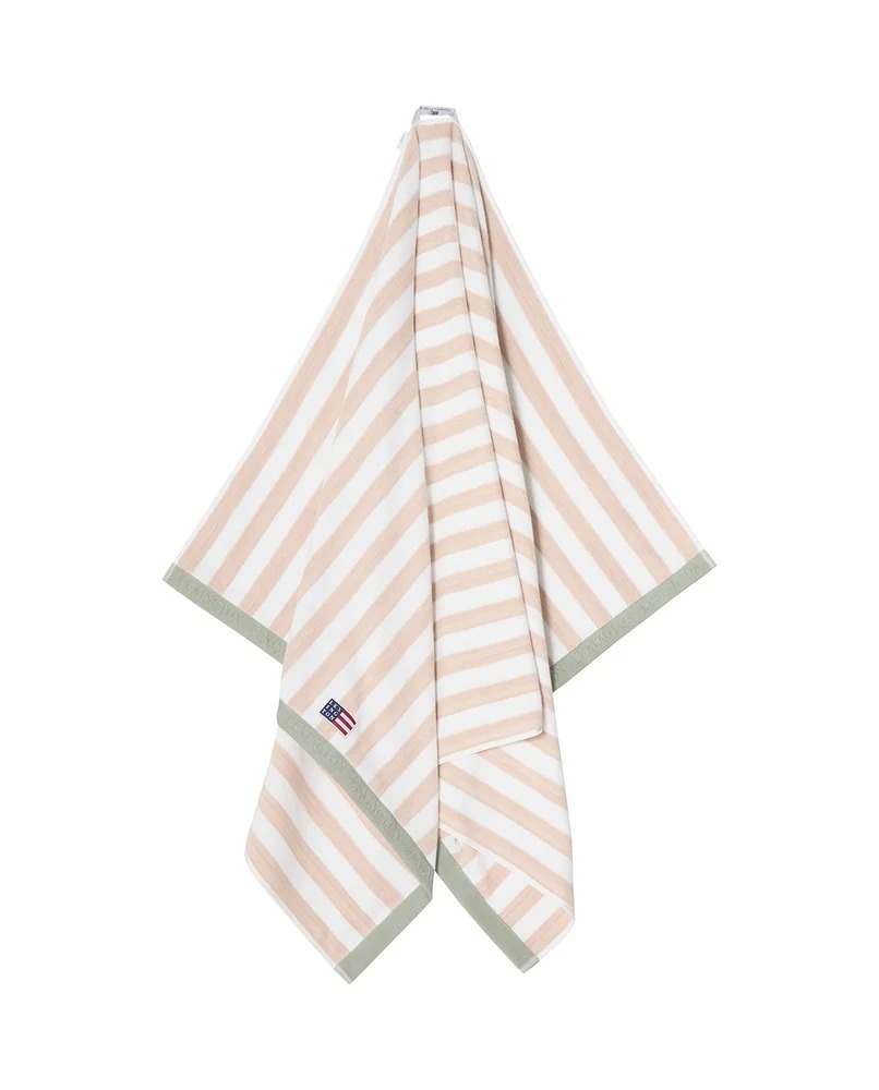 Lexington - Block Striped Cotton Terry Beach Towel