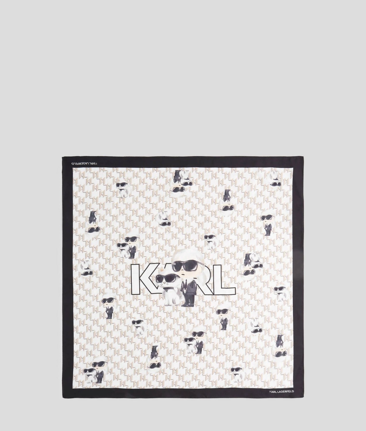 Karl Lagerfeld - Ikon Silk Scarf