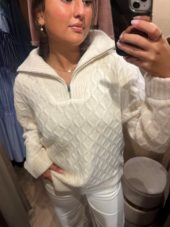 BLUE - Frances Wool Windbreaker