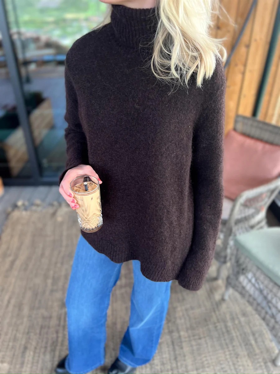 RAH OSLO - Roll Neck Ribbed