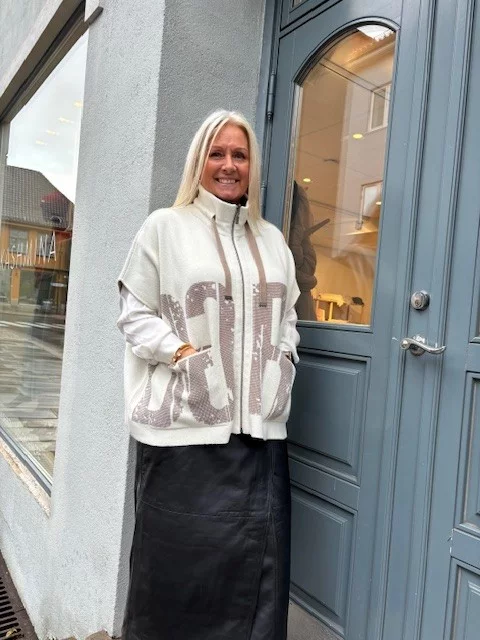 Monari - Jacket strickcape