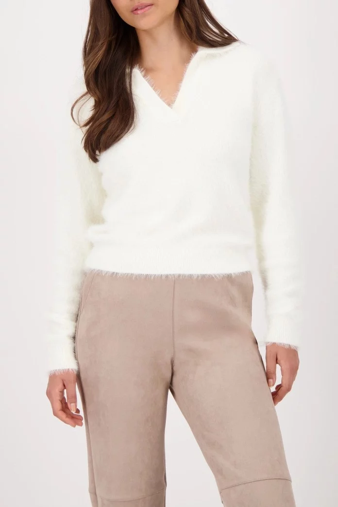 Monari - Polo knit jumper