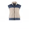 Blue - Faune quilted fleece vest
