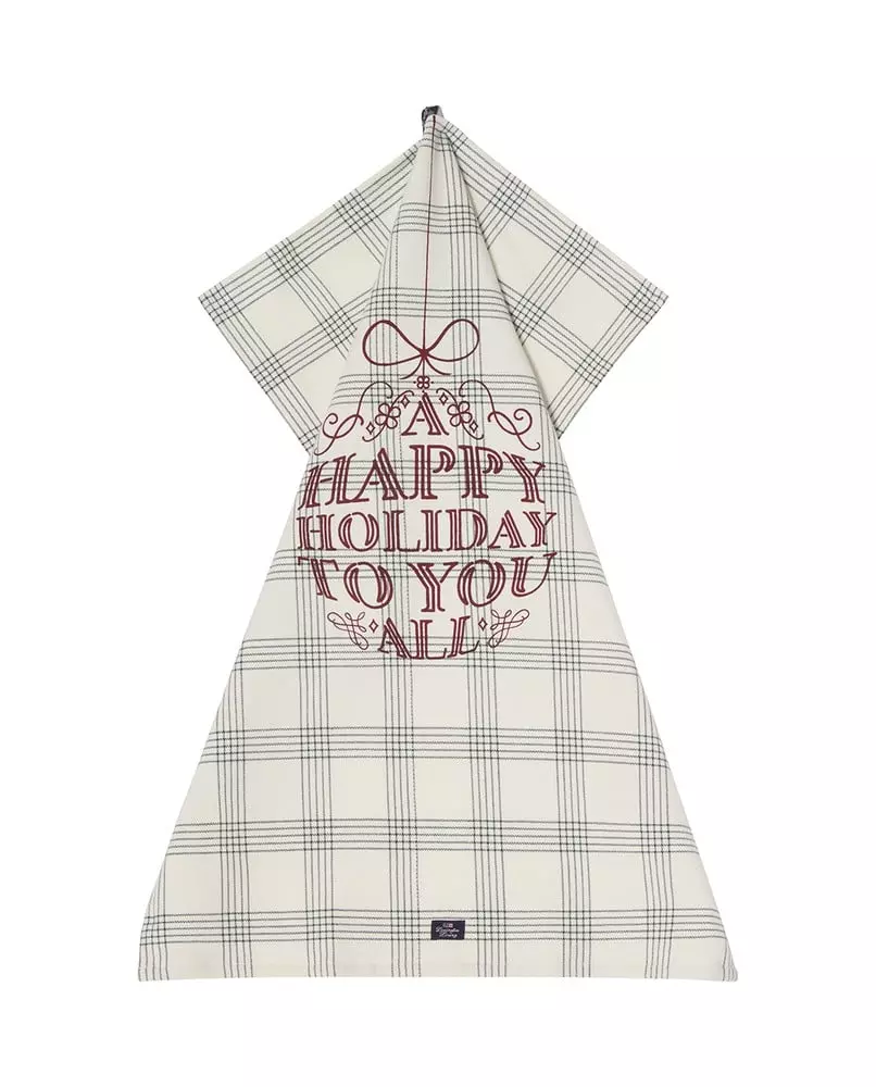 Lexington - Happy Holiday Org Cotton Kitchen Towel
