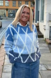 Frank Lyman - Blue Knit Sweater