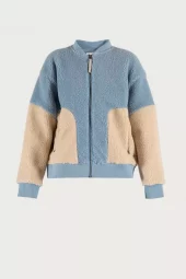 BLUE - Lana teddyfleece jacket