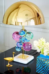 JONATHAN ADLER - Bordlampe Globo Farger H63,5