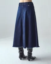 Shaft - Gonna lelly denim skirt(750)