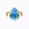 Caroline Svedbom - Mini Drop Ring Iceblue