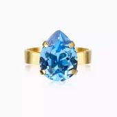 Caroline Svedbom - Mini Drop Ring Iceblue