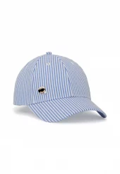 Karl Lagerfeld - Ikon Pin Stripes Cap