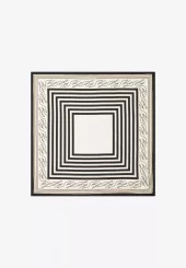 Karl Lagerfeld - Autograph silk scarf