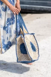 Close to my heart - Raffia Flower Bag
