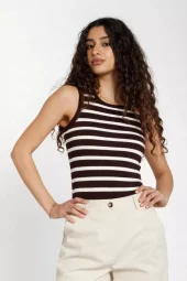 BRUUNS BAZAAR - NECK TANK TOP