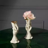 JONATHAN ADLER - Guilded I-Scream Vase