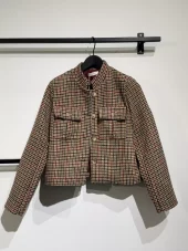 RAH OSLO - Check Short Blazer