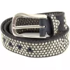 B.BELT - Zoe Silver Stud