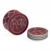 Jonathan adler - Rita coasters - set of 4