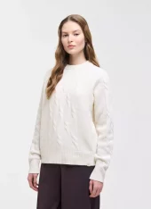COLMAR - Cable-knit crew neck sweater(20553)