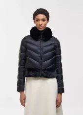 Colmar - Cropped jacket w fur