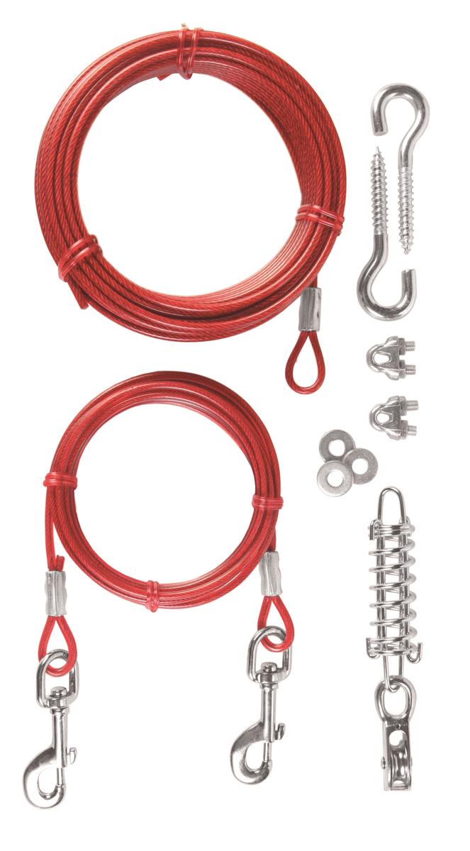 Løpestreng Komplett M/Stålwire 15m.