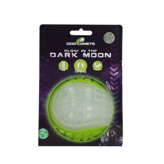 Dog Comets Dark Moon Ball L Green
