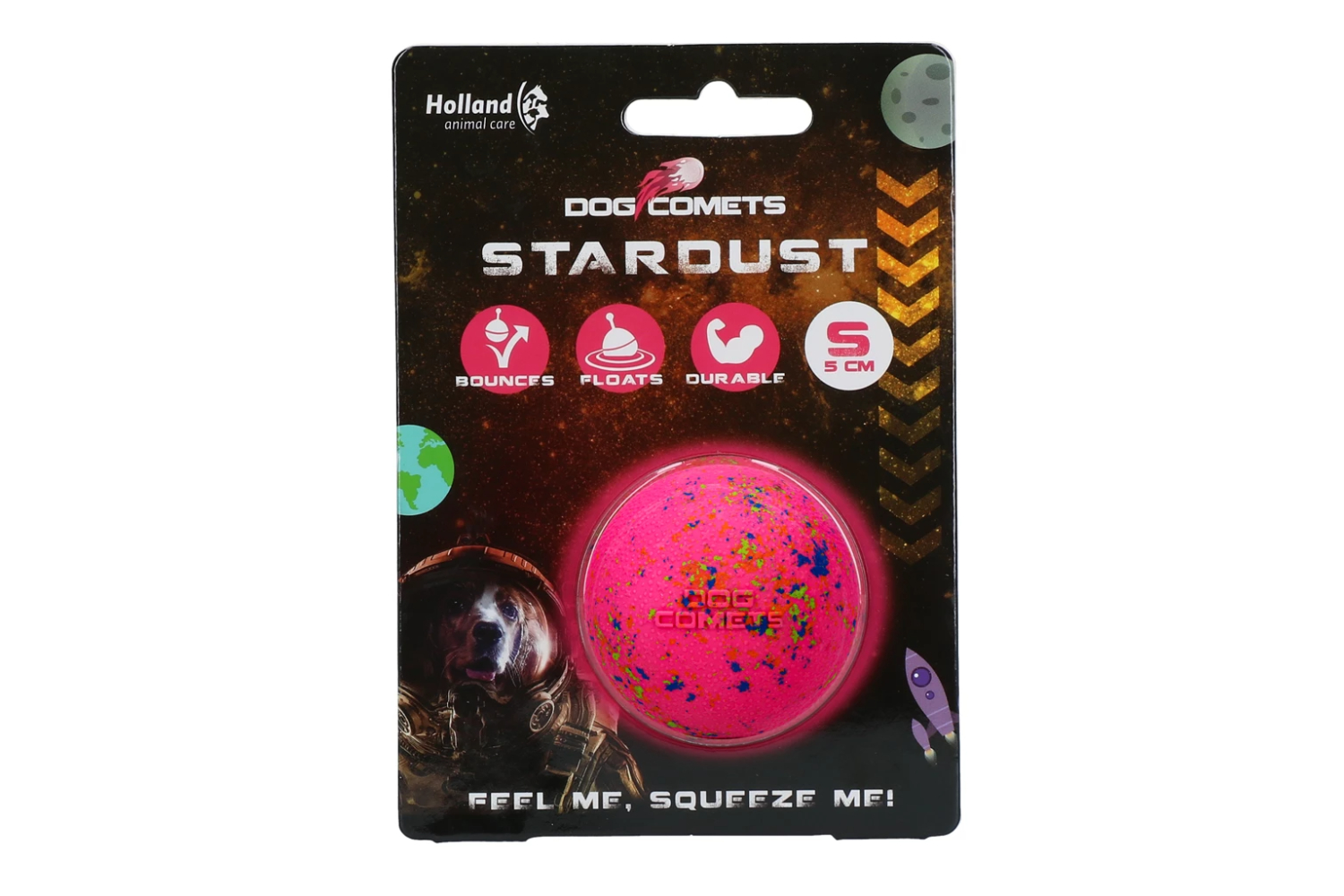 Dog Comets Stardust Pink S