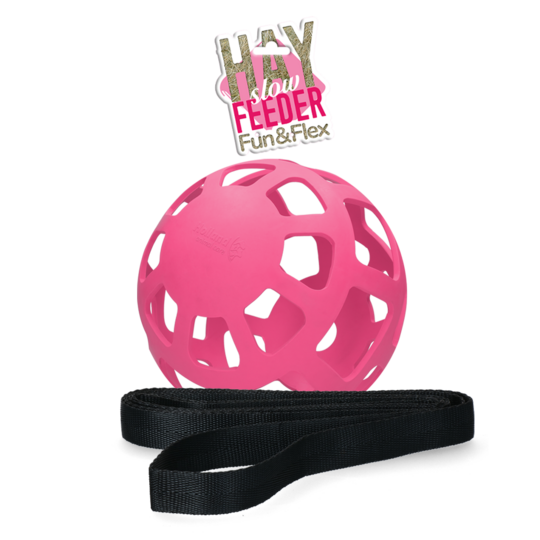 Excellent Horse Hay Slowfeeder Fun & Flex Rosa
