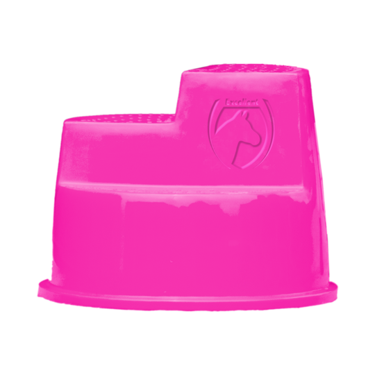 Excellent Horse mounting step, 3 steps Rosa