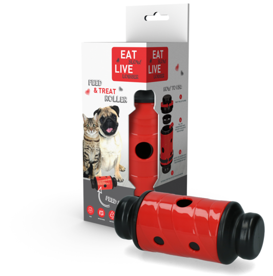 Eat Slow Live Longer Feed & Treat Roller Rød S
