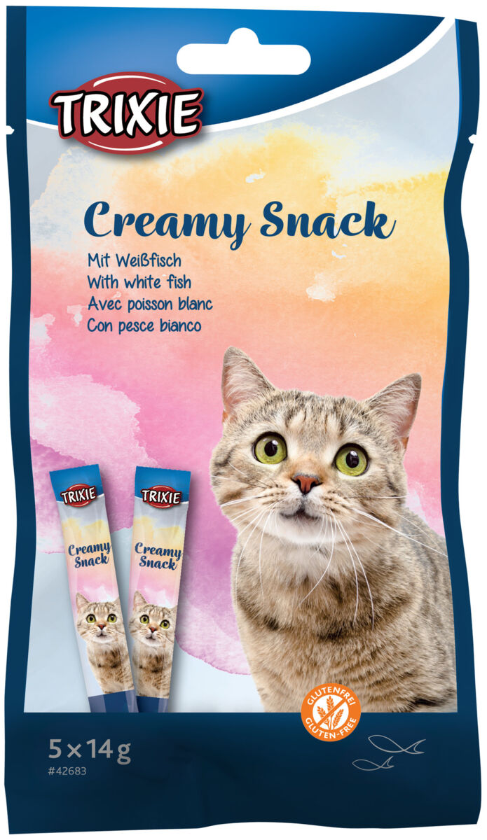 Creamy Snack m/Tunfisk & Hvit fisk 5pk 14g