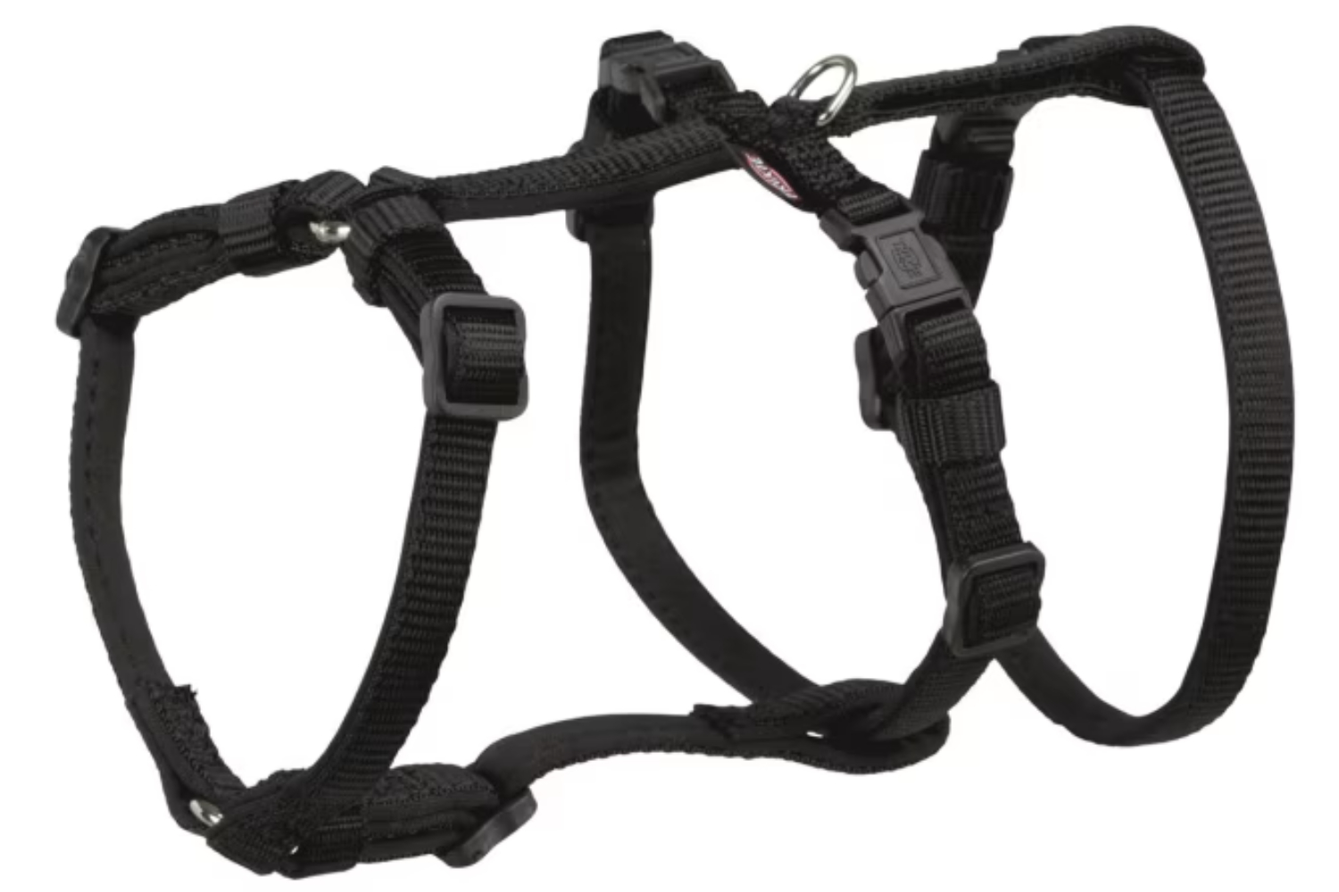 Hundesele Stay Nylon S/M Mage: 40-65cm/15mm Sort