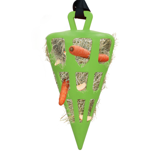 Excellent Horse Hay Slowfeeder Fun & Flex 22 cm Gulrot  Grønn