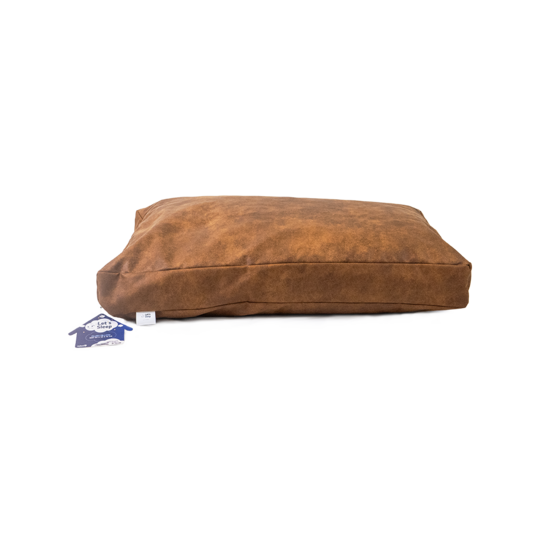 Let’s Sleep Plush Pillow Cognac L