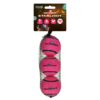 Dog Comets Starlight Tennis Ball M Pink (3-pack)